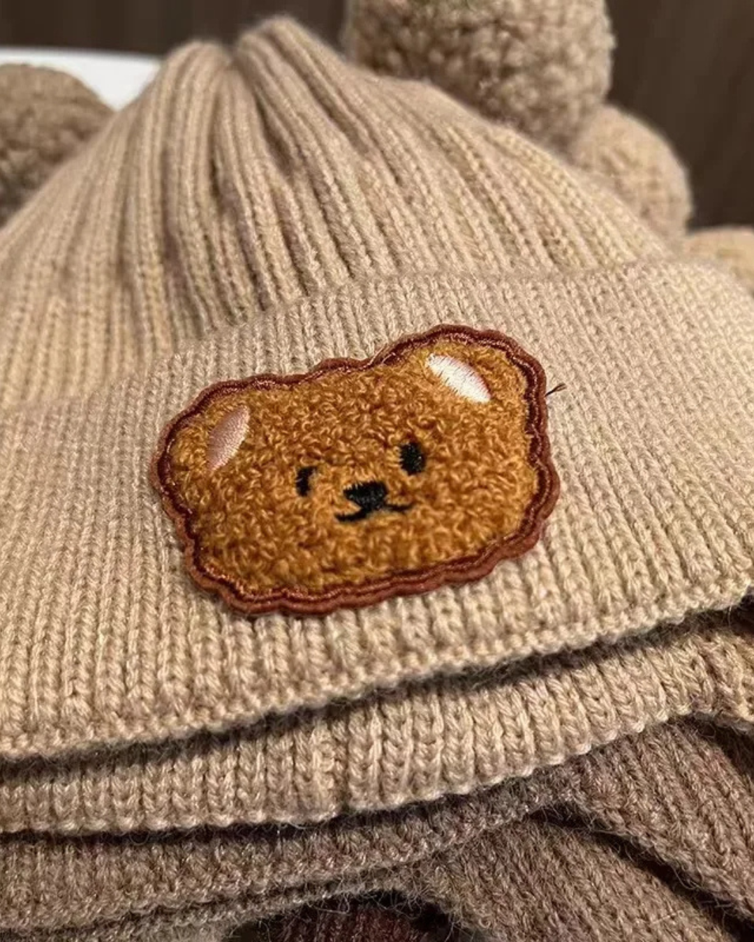 🧸 Gorro de Lã Infantil com Orelhinhas – Super Quentinho e Fofinho.