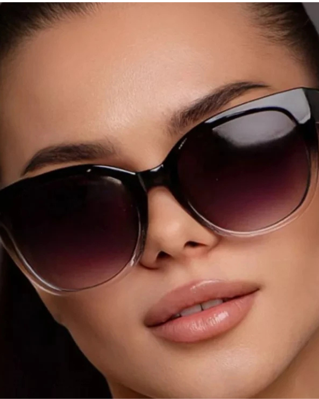 Óculos de Sol Feminino Estilo Gatinha – Lente Degradê com Proteção UV400