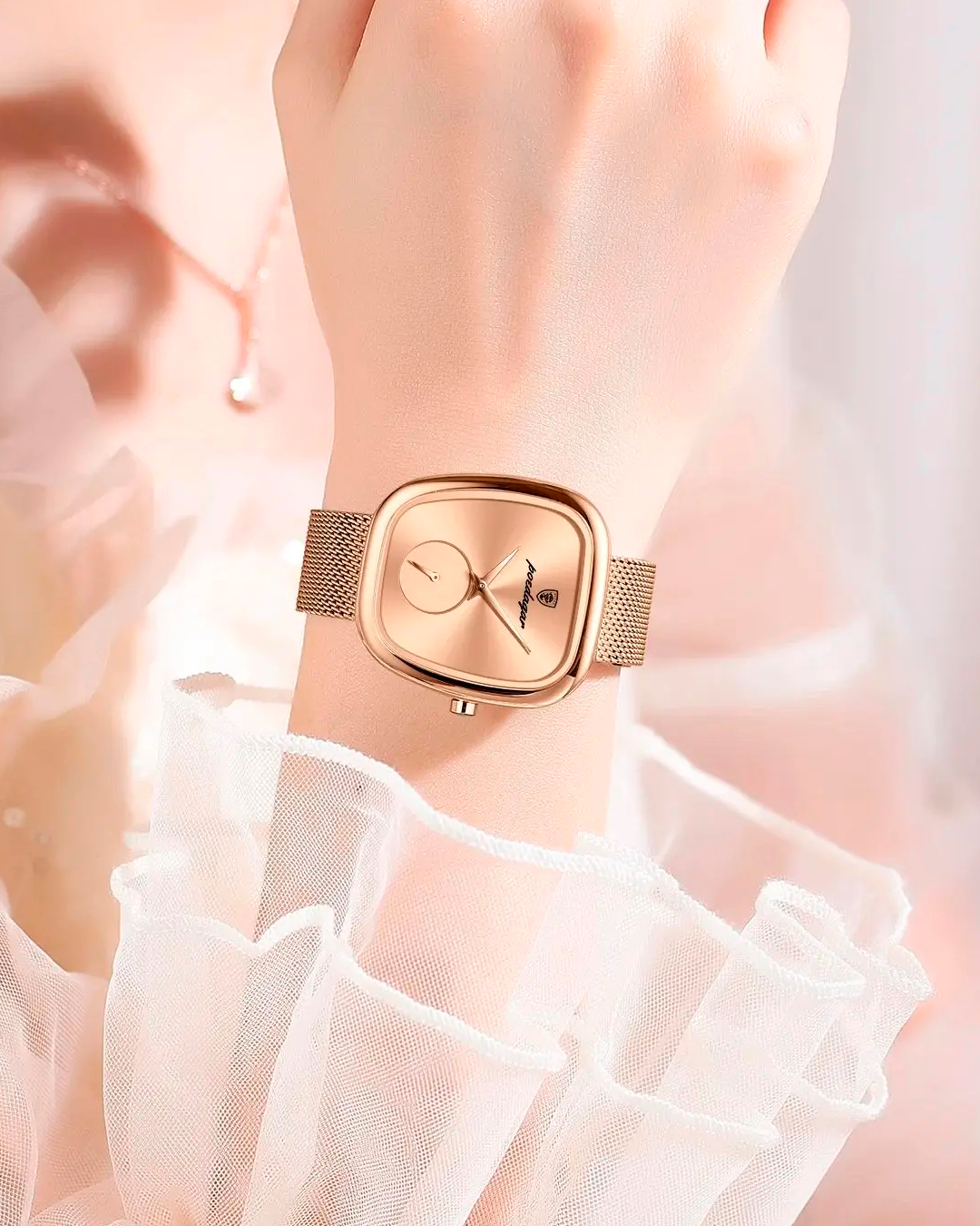 Relógio Feminino Luxury. Leve, confortável e moderno.