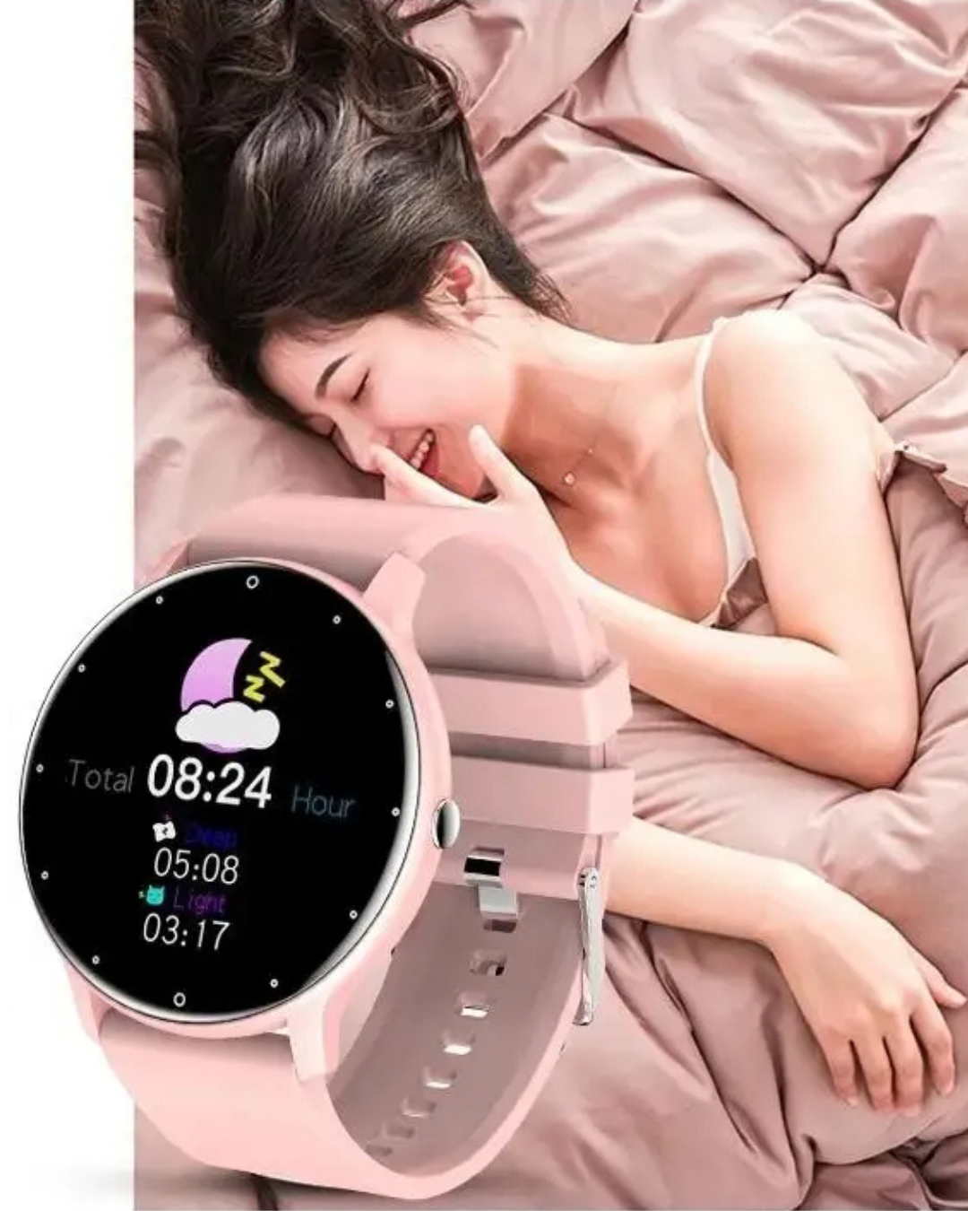 Smart Women Watch. Relógio Inteligente com e Monitoramento Fitness