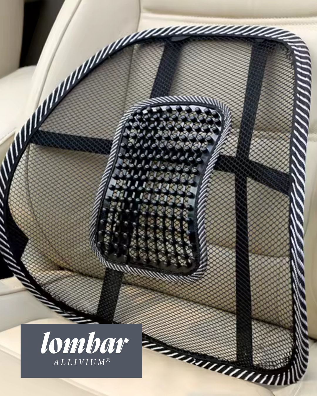 Lombar ALLIVIUM  - Alívio imediato para sua lombar no trabalho ou no carro