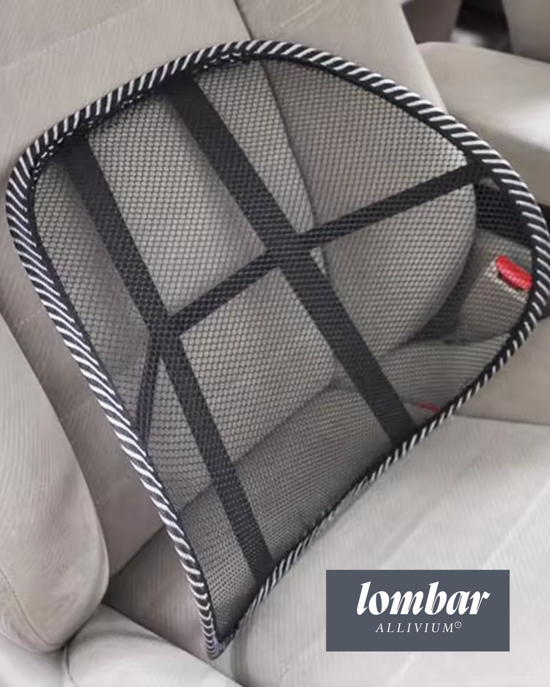 Lombar ALLIVIUM  - Alívio imediato para sua lombar no trabalho ou no carro