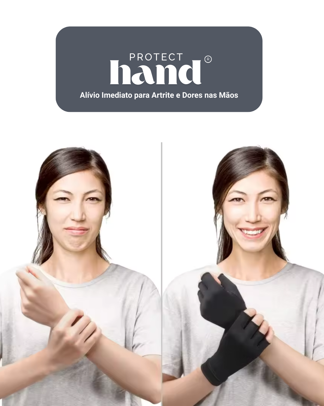 Luvas PROTECT HAND - Alívio Imediato para Artrite e Dores nas Mãos
