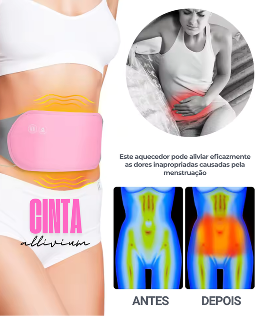 Cinta ALLIVIUM - Alívio imediato para cólicas e dores abdominais!