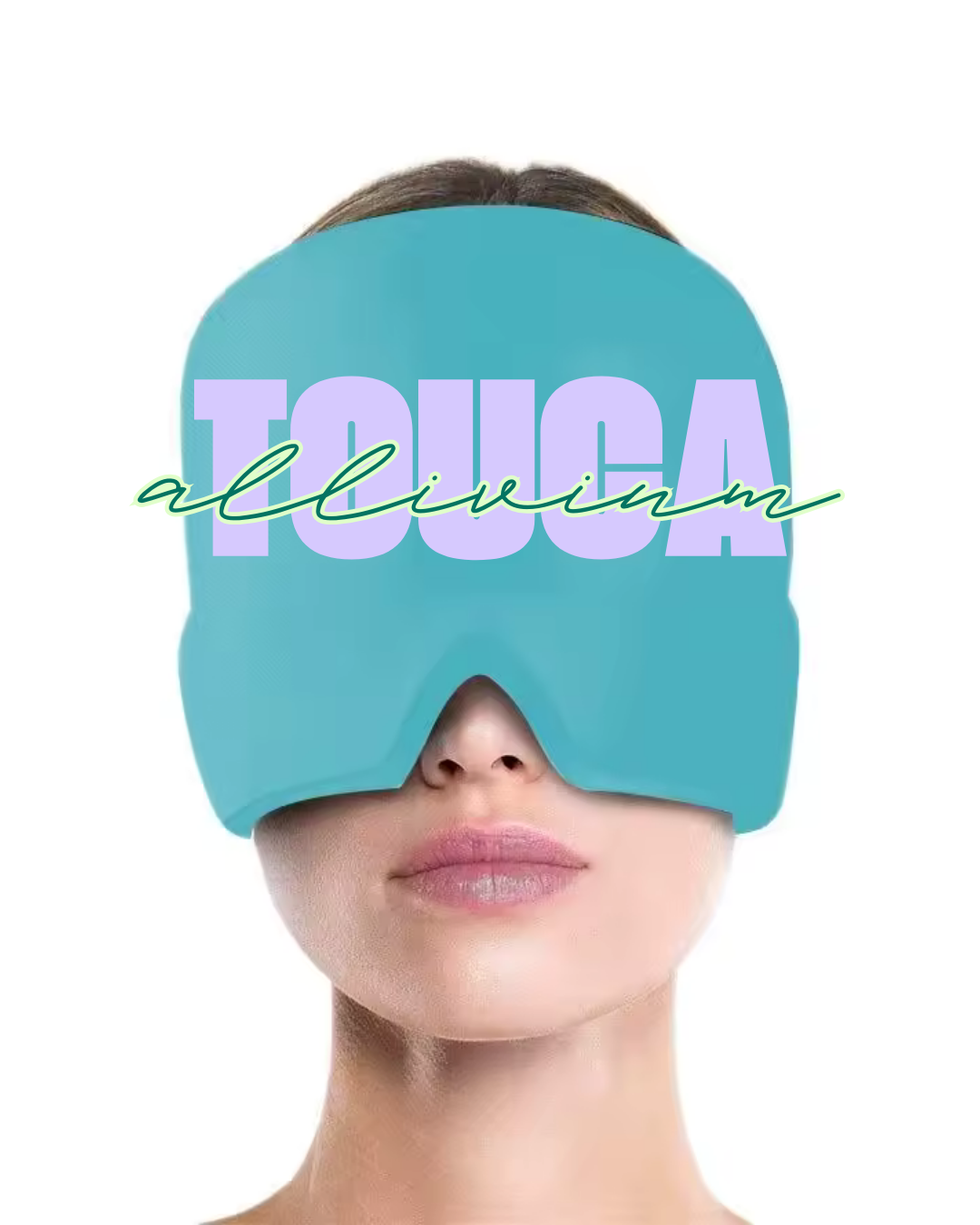 Ice Hat Gel Ice Headache  Migraine Relief Hat Cold Compress Therapy Cap Ice Head Wrap Pack Mask  For Tension Sinus Stress