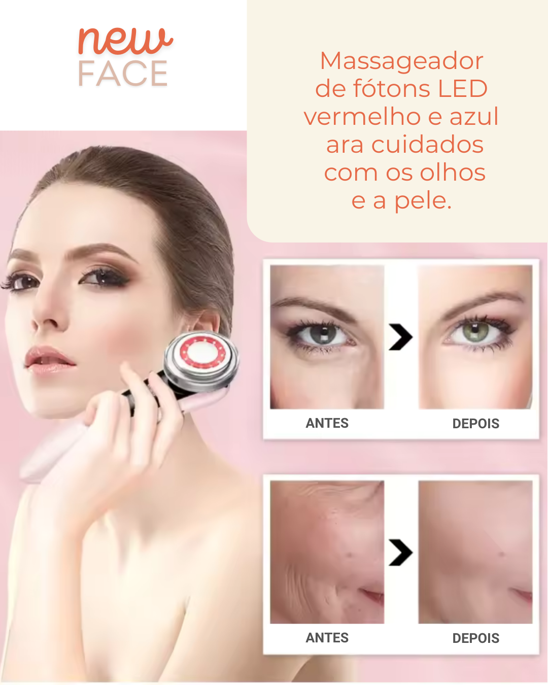 NewFace Massageador facial